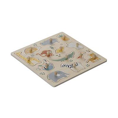 Vertbaudet Baby Steckpuzzle,Dschungel, Holz FSC®mehrfarbigONE Size Vertbaudet Baby Steckpuzzle,Dschungel, Holz FSC®mehrfarbigONE Size