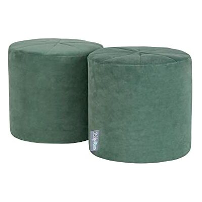 KiddyMoon Spielplatz Velvet Aus Schaumstoff Bausteine Für Kinder Babys Hindernisläufen Mit Abnehmbaren Überzug Leicht Pflegeleicht Kreativität Förderung Stabil Und Formbeständig, Puff/Puff, Waldgrün KiddyMoon Spielplatz Velvet Aus Schaumstoff Bausteine Für Kinder Babys Hindernisläufen Mit Abnehmbaren Überzug Leicht Pflegeleicht Kreativität Förderung Stabil Und Formbeständig, Puff/Puff, Waldgrün