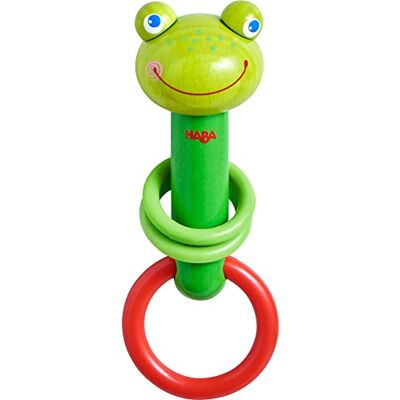 HABA 305923 Klangfrosch, Klangspielzeug ab 6 Monaten, made in Germany grün HABA 305923 Klangfrosch, Klangspielzeug ab 6 Monaten, made in Germany grün