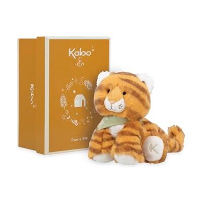 KALOO Les Amis Baby-Plüschtier Papaye die Tigerin 13 cm Sehr weiches Material Geschenkbox Ab Geburt, K224004 KALOO Les Amis Baby-Plüschtier Papaye die Tigerin 13 cm Sehr weiches Material Geschenkbox Ab Geburt, K224004