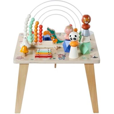 Vertbaudet Spieltisch aus Holz, FSC, fröhliche Tiere, Holz, TU Vertbaudet Spieltisch aus Holz, FSC, fröhliche Tiere, Holz, TU
