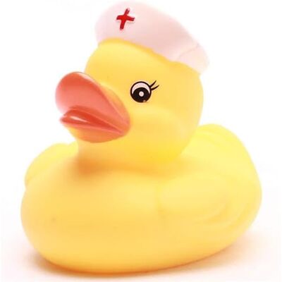Duckshop I Badeente Krankenschwester I L9cm I Quietscheente I Quietscheentchen I Geschenk Pflegekräfte I Geschenk medizinisches Personal Duckshop I Badeente Krankenschwester I L9cm I Quietscheente I Quietscheentchen I Geschenk Pflegekräfte I Geschenk medizinisches Personal