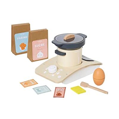 Vertbaudet Kinder Küchenmaschine, Holz FSC®schwarz Vertbaudet Kinder Küchenmaschine, Holz FSC®schwarz