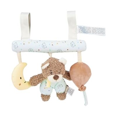 Sterntaler Spielzeug Aufhänger Bär BO, Baby-Spielzeug zum Aufhängen an Kinderbett- oder Kinderwagen, Rassel mit Knisterpapier, Klettverschluss, 26×19×6 cm, mintgrün Sterntaler Spielzeug Aufhänger Bär BO, Baby-Spielzeug zum Aufhängen an Kinderbett- oder Kinderwagen, Rassel mit Knisterpapier, Klettverschluss, 26×19×6 cm, mintgrün