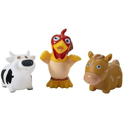 BANDAI La Granja De Zenon TO84100 Badefiguren, Mehrfarbig, lustiges Bad mit Figuren, Wasserabenteuern. BANDAI La Granja De Zenon TO84100 Badefiguren, Mehrfarbig, lustiges Bad mit Figuren, Wasserabenteuern.
