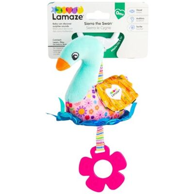 Lamaze Mini Clip & Go Sierra The Swan, Clip on Pram and Pushchair Newborn Baby Toy, Sensory Toy for Babies Boys and Girls from 0-6 Months Lamaze Mini Clip & Go Sierra The Swan, Clip on Pram and Pushchair Newborn Baby Toy, Sensory Toy for Babies Boys and Girls from 0-6 Months