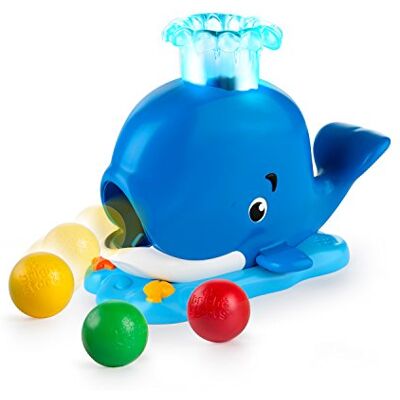Bright Starts Silly Spout Whale Popper Ballspielzeug mit Musik Lichtern und 3 bunten Bällen, Mehrfarbig Bright Starts Silly Spout Whale Popper Ballspielzeug mit Musik Lichtern und 3 bunten Bällen, Mehrfarbig