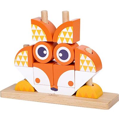Classic World Houten Stapelblokken VOS, 24dlg. Classic World Houten Stapelblokken VOS, 24dlg.