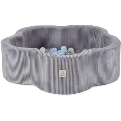 MISIOO Bällebad Blume/Wolke für Babys und Kinder 95x30cm Hochwertiger Stoff Bällebad Baby ab 1 Jahr 200 Bälle Perfekt für Kleinkinder und Spielspaß MISIOO Bällebad Blume/Wolke für Babys und Kinder 95x30cm Hochwertiger Stoff Bällebad Baby ab 1 Jahr 200 Bälle Perfekt für Kleinkinder und Spielspaß
