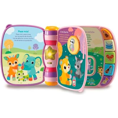 VTech 3480-166787 80-166787 Erste Lieder, Interaktives Buch für Babys + 6 Monate, Rosa, único VTech 3480-166787 80-166787 Erste Lieder, Interaktives Buch für Babys + 6 Monate, Rosa, único