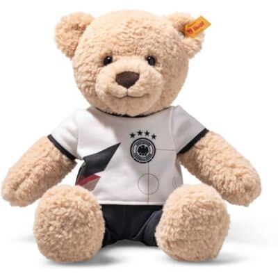 Steiff Kuscheltier Ben Teddybär DFB-Edition, Süßes Fußball Stofftier im Deutschland-Trikot, Kinder, Jungen & Mädchen, Friends, 30 cm, Beige, 988165 Steiff Kuscheltier Ben Teddybär DFB-Edition, Süßes Fußball Stofftier im Deutschland-Trikot, Kinder, Jungen & Mädchen, Friends, 30 cm, Beige, 988165