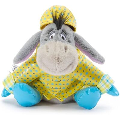 Disney I-Aah in Regenkleidung Kuscheltier, Winnie Puuh 18 cm Bedruckte Regenjacke mit Kapuze und Stiefeln; Teil einer saisonalen Regenkleidungs-Kollektion Disney I-Aah in Regenkleidung Kuscheltier, Winnie Puuh 18 cm Bedruckte Regenjacke mit Kapuze und Stiefeln; Teil einer saisonalen Regenkleidungs-Kollektion