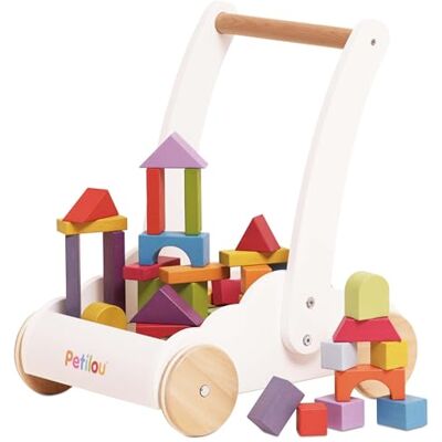 Le Toy Van – Pädagogischer Petilou Lauflernwagen „Regenbogen & Wolken“ aus Holz für Kleinkinder und Babys Für Mädchen & Jungen Geeignet für Kinder ab einem Jahr Le Toy Van – Pädagogischer Petilou Lauflernwagen „Regenbogen & Wolken“ aus Holz für Kleinkinder und Babys Für Mädchen & Jungen Geeignet für Kinder ab einem Jahr