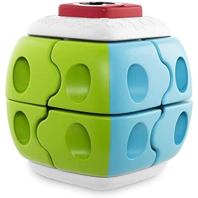 Chicco 2-in-1-Spielzeug Q-Bricks, Kunststoffwürfel, modular, fördert die motorischen und kognitiven Fähigkeiten, Spielzeug für Kinder Chicco 2-in-1-Spielzeug Q-Bricks, Kunststoffwürfel, modular, fördert die motorischen und kognitiven Fähigkeiten, Spielzeug für Kinder
