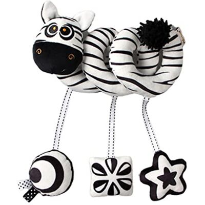SWECOMZE Spirale Bett Kinderwagen Spielzeug, Mobile Baby Kinder Twisty Spirale Cartoon Spielzeug Geschenke, Kleinkind Baby Aktivität pädagogische Plüschtier, Für Babys und Kleinkinder ab 0+ Monate (Pferd) SWECOMZE Spirale Bett Kinderwagen Spielzeug, Mobile Baby Kinder Twisty Spirale Cartoon Spielzeug Geschenke, Kleinkind Baby Aktivität pädagogische Plüschtier, Für Babys und Kleinkinder ab 0+ Monate (Pferd)