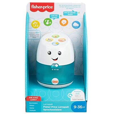 Fisher Price GRW72 Lernspaß Sprachassistent mit Musik, Lichtern und Lerninhalten für Babys und Kleinkinder, ab 9 Monaten Fisher Price GRW72 Lernspaß Sprachassistent mit Musik, Lichtern und Lerninhalten für Babys und Kleinkinder, ab 9 Monaten