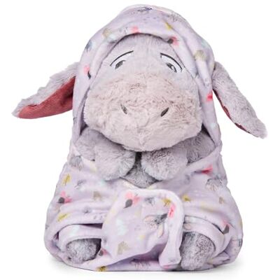 Disney Official Winnie Puuh Baby I-Aah Kuscheltier 27 cm/11" Baby-Esel-Plüschtier mit Abnehmbarer Decke Ab der Geburt geeignet Ab 0 Jahren Disney Official Winnie Puuh Baby I-Aah Kuscheltier 27 cm/11" Baby-Esel-Plüschtier mit Abnehmbarer Decke Ab der Geburt geeignet Ab 0 Jahren