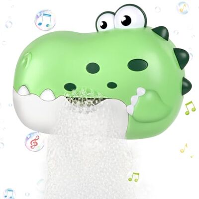 JoiTale Badewannenspielzeug,Wiederaufladbare Dino Schaummaschine ab 1 2 3 4 Wiederaufladbare, 12 Musik, 2 Spielmodi, Dino-Design, Sensory Badespielzeug, Dauerblasen, Badewannen Spielzeug für Kinder JoiTale Badewannenspielzeug,Wiederaufladbare Dino Schaummaschine ab 1 2 3 4 Wiederaufladbare, 12 Musik, 2 Spielmodi, Dino-Design, Sensory Badespielzeug, Dauerblasen, Badewannen Spielzeug für Kinder