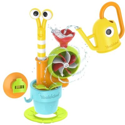 Yookidoo Pop Up Wasserschnecke Interaktives Badespielzeug für Kleinkinder (ab 18 Monaten), pädagogisches Wasserspiel mit drehender Muschel Yookidoo Pop Up Wasserschnecke Interaktives Badespielzeug für Kleinkinder (ab 18 Monaten), pädagogisches Wasserspiel mit drehender Muschel