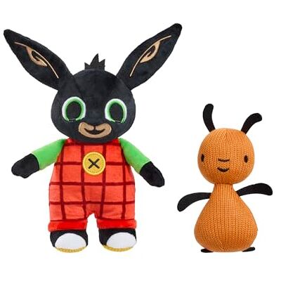 Rainbow Designs Bing & Flop Doppelpack Plüschfiguren – Weiche Kuscheltiere Set Zwei superweiche Charaktere, tröstende Begleiter, fantasievolles Spielen, Vorschulfavorit Rainbow Designs Bing & Flop Doppelpack Plüschfiguren – Weiche Kuscheltiere Set Zwei superweiche Charaktere, tröstende Begleiter, fantasievolles Spielen, Vorschulfavorit