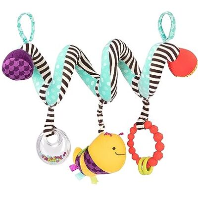 B. toys Wiggle Wrap Kinderwagen Spielzeug Wrap-Around-Spielzeug Sensorische Aktivitäten Kinderwagen Mobile 0 Monate + B. toys Wiggle Wrap Kinderwagen Spielzeug Wrap-Around-Spielzeug Sensorische Aktivitäten Kinderwagen Mobile 0 Monate +