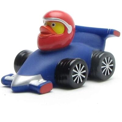 Duckshop Badeente Blue Racer I Quietscheentchen Rennfahrer I L: 11 cm Duckshop Badeente Blue Racer I Quietscheentchen Rennfahrer I L: 11 cm