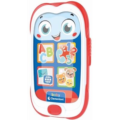 Clementoni Baby-Smartphone Elektronisches & sprechendes Lernspielzeug Mit Liedern, Reimen & Tiergeräuschen Fördert Sehen, Hören & Motorik Babyspielzeug ab 10-36 Monaten 17529 Clementoni Baby-Smartphone Elektronisches & sprechendes Lernspielzeug Mit Liedern, Reimen & Tiergeräuschen Fördert Sehen, Hören & Motorik Babyspielzeug ab 10-36 Monaten 17529