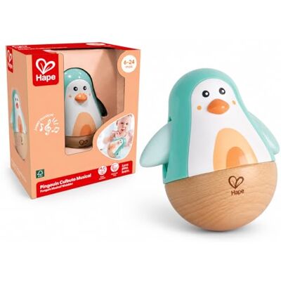 Hape Stehauf-Pinguin Babyspielzeug ab 6 Monaten – Limitierte Auflage – Montessori Motorikspielzeug & sensorisches Lernspielzeug – Wackelspielzeug mit Klangfunktion für Babys & Kleinkinder Hape Stehauf-Pinguin Babyspielzeug ab 6 Monaten – Limitierte Auflage – Montessori Motorikspielzeug & sensorisches Lernspielzeug – Wackelspielzeug mit Klangfunktion für Babys & Kleinkinder