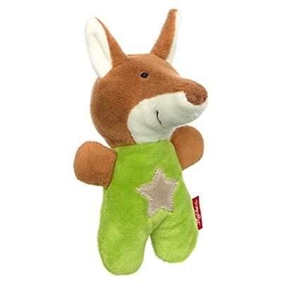 Sigikid 42797 Rassel Fuchs Red Stars Mädchen und Jungen Babyspielzeug empfohlen ab Geburt grün/braun Sigikid 42797 Rassel Fuchs Red Stars Mädchen und Jungen Babyspielzeug empfohlen ab Geburt grün/braun
