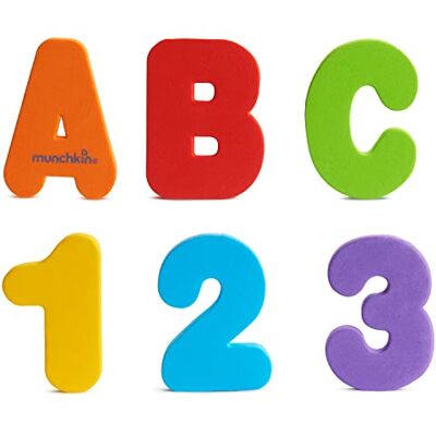 Munchkin Lern-Badeschaum-Buchstaben & -Zahlen Sauberes Baby-Badespielzeug & Duschspielzeug Haftet an Fliesen & Porzellan Kreatives Badespielzeug für Kleinkinder Munchkin Lern-Badeschaum-Buchstaben & -Zahlen Sauberes Baby-Badespielzeug & Duschspielzeug Haftet an Fliesen & Porzellan Kreatives Badespielzeug für Kleinkinder