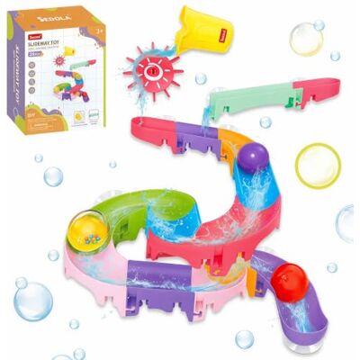 Withosent 28 Stück Badewannenspielzeug DIY Kugelbahn Badespielzeug, Wandbadewanne wasserspielzeug kinder mit Saugnäpfe, Bath Toys ab 3 jahre Jungen und Mädchen Withosent 28 Stück Badewannenspielzeug DIY Kugelbahn Badespielzeug, Wandbadewanne wasserspielzeug kinder mit Saugnäpfe, Bath Toys ab 3 jahre Jungen und Mädchen