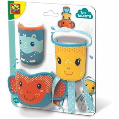 Creative Badewannen-Becher Neopren Lernspielzeug für Wasserspaß Made in Holland Diverse Farben Creative Badewannen-Becher Neopren Lernspielzeug für Wasserspaß Made in Holland Diverse Farben