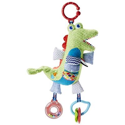 Fisher Price Mattel DYF89 Kleines Spiel-Krokodil, Rasseln/Beissringe Fisher Price Mattel DYF89 Kleines Spiel-Krokodil, Rasseln/Beissringe