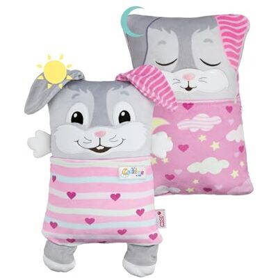 NICI Cosidoo Kuscheltier Hase mit Wendefunktion 30x20cm grau Weiches Plüschtier – Für kleine Kuscheltierliebhaber zum Kuscheln & Spielen. Ideal für Zuhause, den Kindergarten oder unterwegs 62294 NICI Cosidoo Kuscheltier Hase mit Wendefunktion 30x20cm grau Weiches Plüschtier – Für kleine Kuscheltierliebhaber zum Kuscheln & Spielen. Ideal für Zuhause, den Kindergarten oder unterwegs 62294