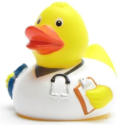 Duckshop I Badeente Krankenpfleger I Quietscheentchen I L: 8 cm I Quietscheente I Geschenk Pflegepersonal I Präsent Medizinisches Personal Duckshop I Badeente Krankenpfleger I Quietscheentchen I L: 8 cm I Quietscheente I Geschenk Pflegepersonal I Präsent Medizinisches Personal
