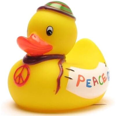 Duckshop Quietscheentchen Peace L8,5cm I Gummiente I Badeente Duckshop Quietscheentchen Peace L8,5cm I Gummiente I Badeente