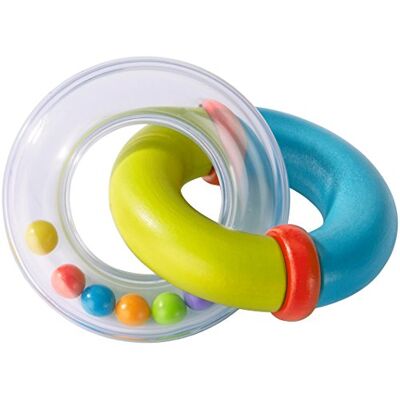 HABA 3350 Greifling Ringel-Duo, Kleinkindspielzeug, Transparenter HABA 3350 Greifling Ringel-Duo, Kleinkindspielzeug, Transparenter