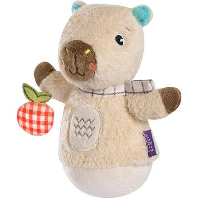 Fehn Mini-Stehauf Capybara Clara – Lustiges Motorikspielzeug für Babys Fehn Mini-Stehauf Capybara Clara – Lustiges Motorikspielzeug für Babys