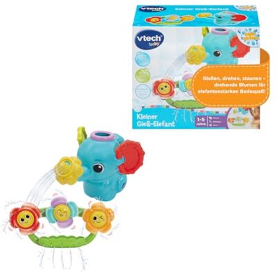 VTech Gieß-Elefant – Badespielzeug mit Saugnapf & Dreheffekten VTech Gieß-Elefant – Badespielzeug mit Saugnapf & Dreheffekten