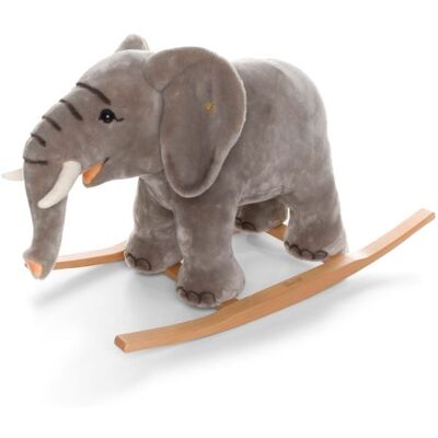 Steiff Schaukeltier Elefant Trampili, Süßes Stofftier, Jungen, Mädchen & Babys ab 0 Monaten, Plüschtier 70 cm, Hellgrau, 048944 Steiff Schaukeltier Elefant Trampili, Süßes Stofftier, Jungen, Mädchen & Babys ab 0 Monaten, Plüschtier 70 cm, Hellgrau, 048944