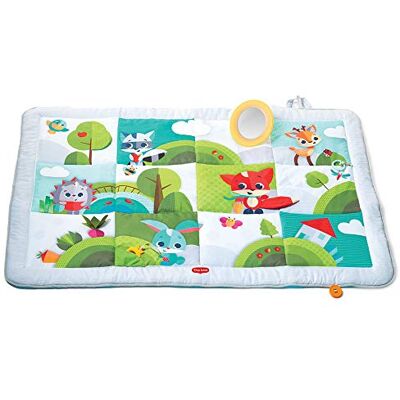 Tiny Love Super Mat, Spielmatte Baby, faltbare Spieldecke (150 x 100 cm), 0+ Monate, 9 Aktivitäten, weiche Krabbeldecke Baby, Spiegel für die Bauchlage, Guck-Guck-Spiel, Beißring, Meadow Days Tiny Love Super Mat, Spielmatte Baby, faltbare Spieldecke (150 x 100 cm), 0+ Monate, 9 Aktivitäten, weiche Krabbeldecke Baby, Spiegel für die Bauchlage, Guck-Guck-Spiel, Beißring, Meadow Days