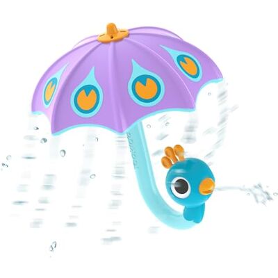 Yookidoo Fill N Rain Badespielzeug – Interaktives Badewannen-Set mit Pfauen-Regenschirm für Babys und Kleinkinder – lustiges und lehrreiches Wasserspiel mit Blasen und Regeneffekt für Kinder Yookidoo Fill N Rain Badespielzeug – Interaktives Badewannen-Set mit Pfauen-Regenschirm für Babys und Kleinkinder – lustiges und lehrreiches Wasserspiel mit Blasen und Regeneffekt für Kinder
