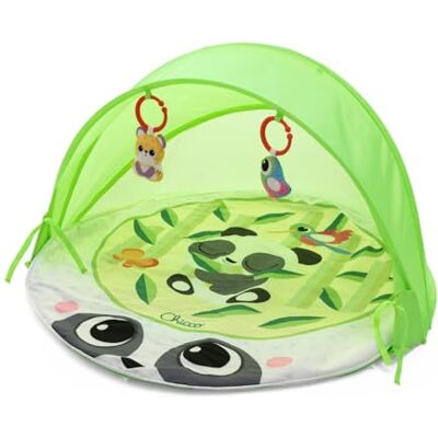 Chicco Spielmatte Magic Forest, Baby Aktivitätendecke mit weicher Panda-Matte, klappbares und abnehmbares Verdeck, mit atmungsaktivem Netz, für drinnen und draußen, Babyspielzeug 0+ Monate Chicco Spielmatte Magic Forest, Baby Aktivitätendecke mit weicher Panda-Matte, klappbares und abnehmbares Verdeck, mit atmungsaktivem Netz, für drinnen und draußen, Babyspielzeug 0+ Monate