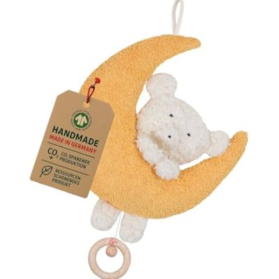 Efie Bio Spieluhr Teddy auf Mond, kontrolliert biologischer Anbau (Organic), Made in Germany, GOTS Zertifiziert, nachhaltig, (Melodie: Sandmann, Lieber Sandmann) Efie Bio Spieluhr Teddy auf Mond, kontrolliert biologischer Anbau (Organic), Made in Germany, GOTS Zertifiziert, nachhaltig, (Melodie: Sandmann, Lieber Sandmann)