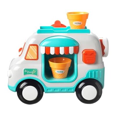 Nuby Seifenblasen-Badespielzeug Eisdiele, ab 3 Jahren Interaktives Badespielzeug mit Saugnäpfen für einfache Montage, inkl. 2 Trichter, spannenden Badespaß für Kinder Nuby Seifenblasen-Badespielzeug Eisdiele, ab 3 Jahren Interaktives Badespielzeug mit Saugnäpfen für einfache Montage, inkl. 2 Trichter, spannenden Badespaß für Kinder