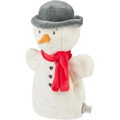 Sterntaler Handpuppe Schneemann, Kinder- und Babyspielzeug, weicher Flausch, mit Schal und Hut, wattiert mit Polyesterwatte, 27 × 22 × 13 cm – cremeweiß Sterntaler Handpuppe Schneemann, Kinder- und Babyspielzeug, weicher Flausch, mit Schal und Hut, wattiert mit Polyesterwatte, 27 × 22 × 13 cm – cremeweiß
