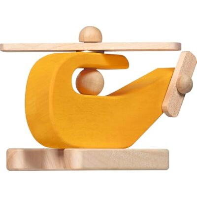 goki 55832 Greiffahrzeug Helikopter Petits Pilotes, Holzspielzeug Hubschrauber, Made in Germany, 100% FSC-Holz Babyspielzeug zum Greifen & Schieben, ab 1 Jahr goki 55832 Greiffahrzeug Helikopter Petits Pilotes, Holzspielzeug Hubschrauber, Made in Germany, 100% FSC-Holz Babyspielzeug zum Greifen & Schieben, ab 1 Jahr