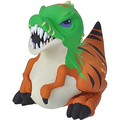 WILD REPUBLIC Rubber Duck T-Rex, Gummiente, Badewannen-Geschenke für Kinder, Quietscheentchen, Badespielzeug für Babys, Gummiente lustig, Badeente zum Sammeln, 10 cm WILD REPUBLIC Rubber Duck T-Rex, Gummiente, Badewannen-Geschenke für Kinder, Quietscheentchen, Badespielzeug für Babys, Gummiente lustig, Badeente zum Sammeln, 10 cm