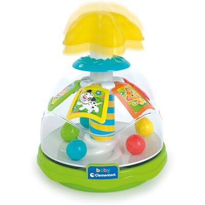 Clementoni Baby Happy Friends Spinning Top-Kreisel für Kinder mit Tieren Sensorik- & Motorikspielzeug Spielzeug für Kinder ab 9-36 Monate 17895 Clementoni Baby Happy Friends Spinning Top-Kreisel für Kinder mit Tieren Sensorik- & Motorikspielzeug Spielzeug für Kinder ab 9-36 Monate 17895