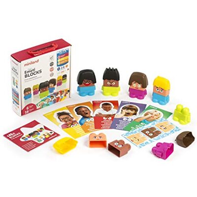Miniland Emotiblocks-Erste Emotionen Kennenlernen für Die Kleinsten mit viel Spaß Miniland Emotiblocks-Erste Emotionen Kennenlernen für Die Kleinsten mit viel Spaß